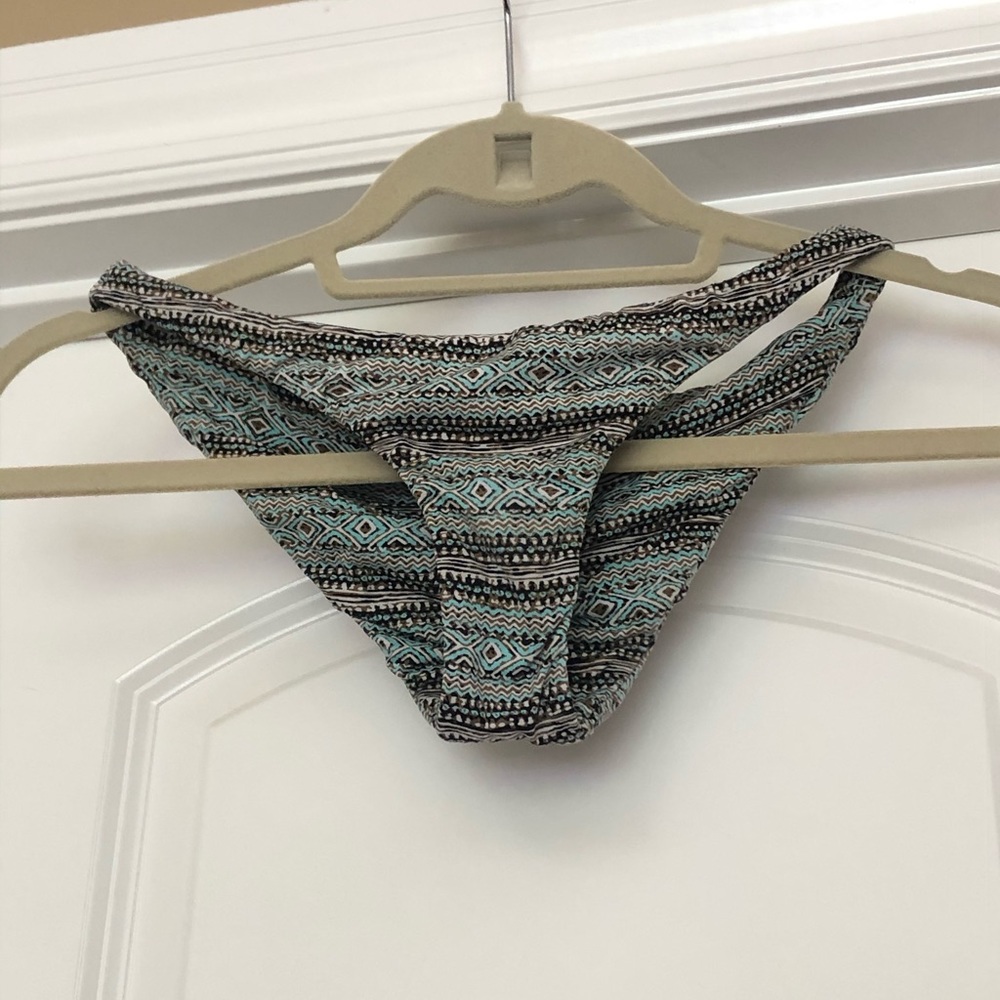 Volcom tribal print bikini bottom.